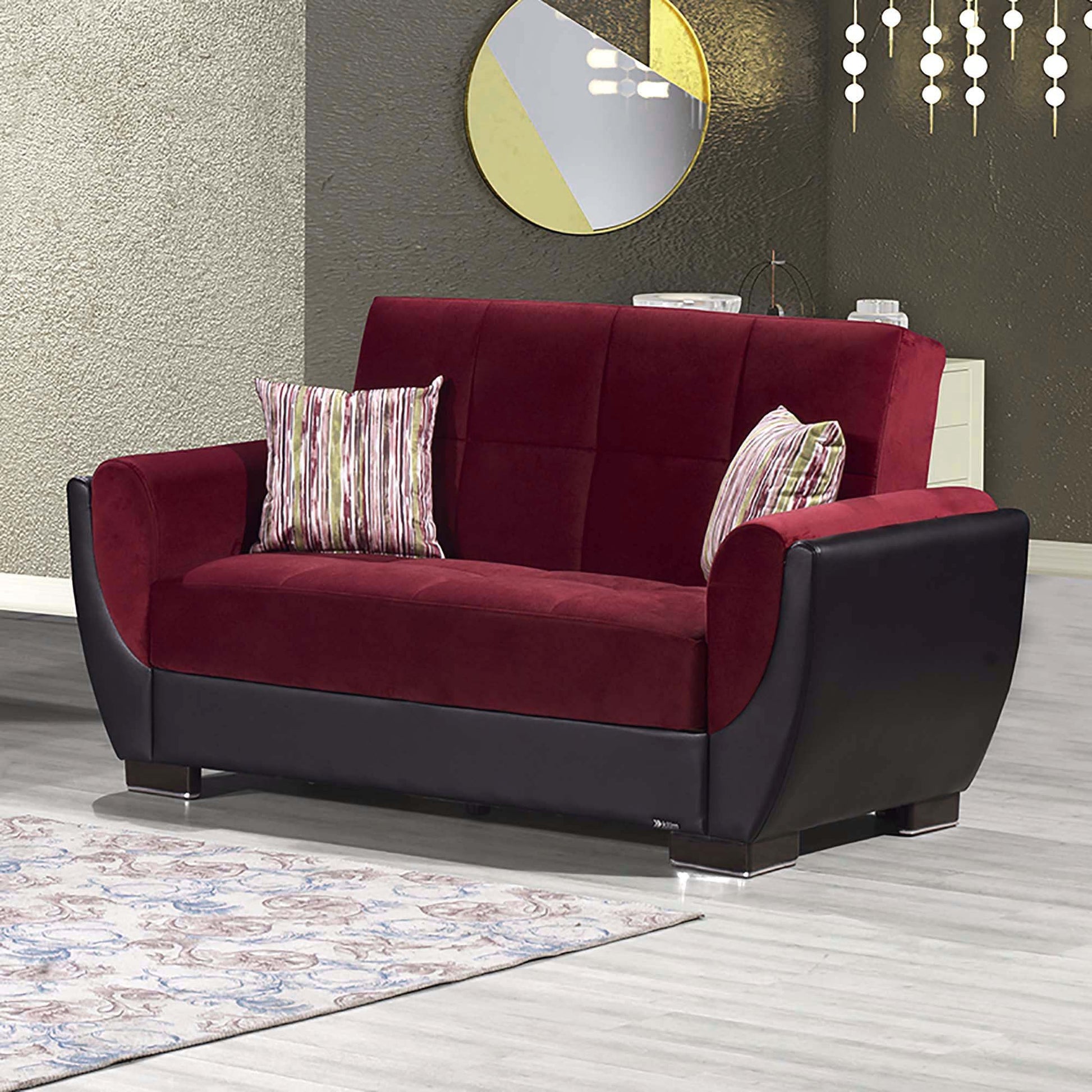 Ottomanson Air Armada Collection Convertible Sofa Bed