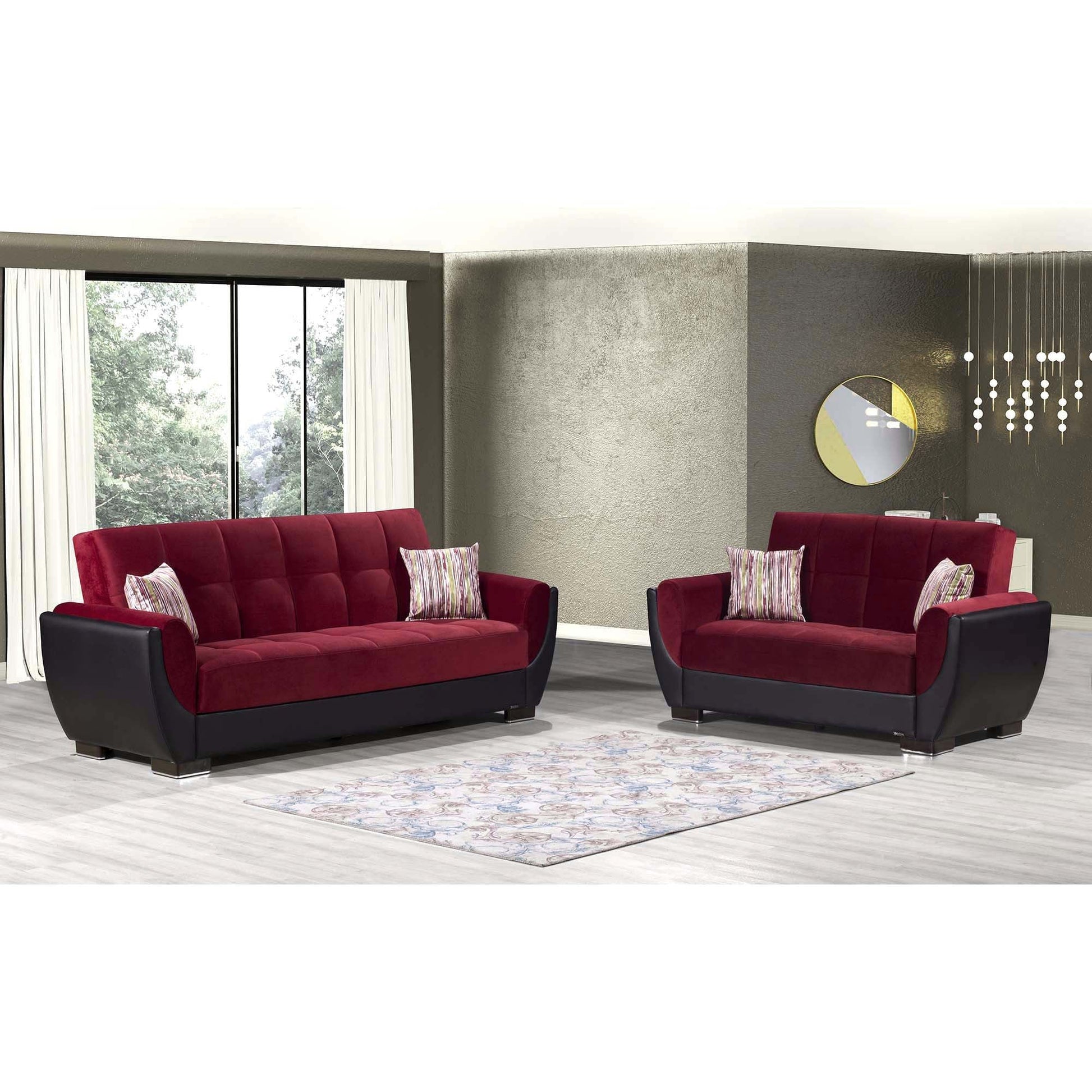 Ottomanson Air Armada Collection Convertible Sofa Bed