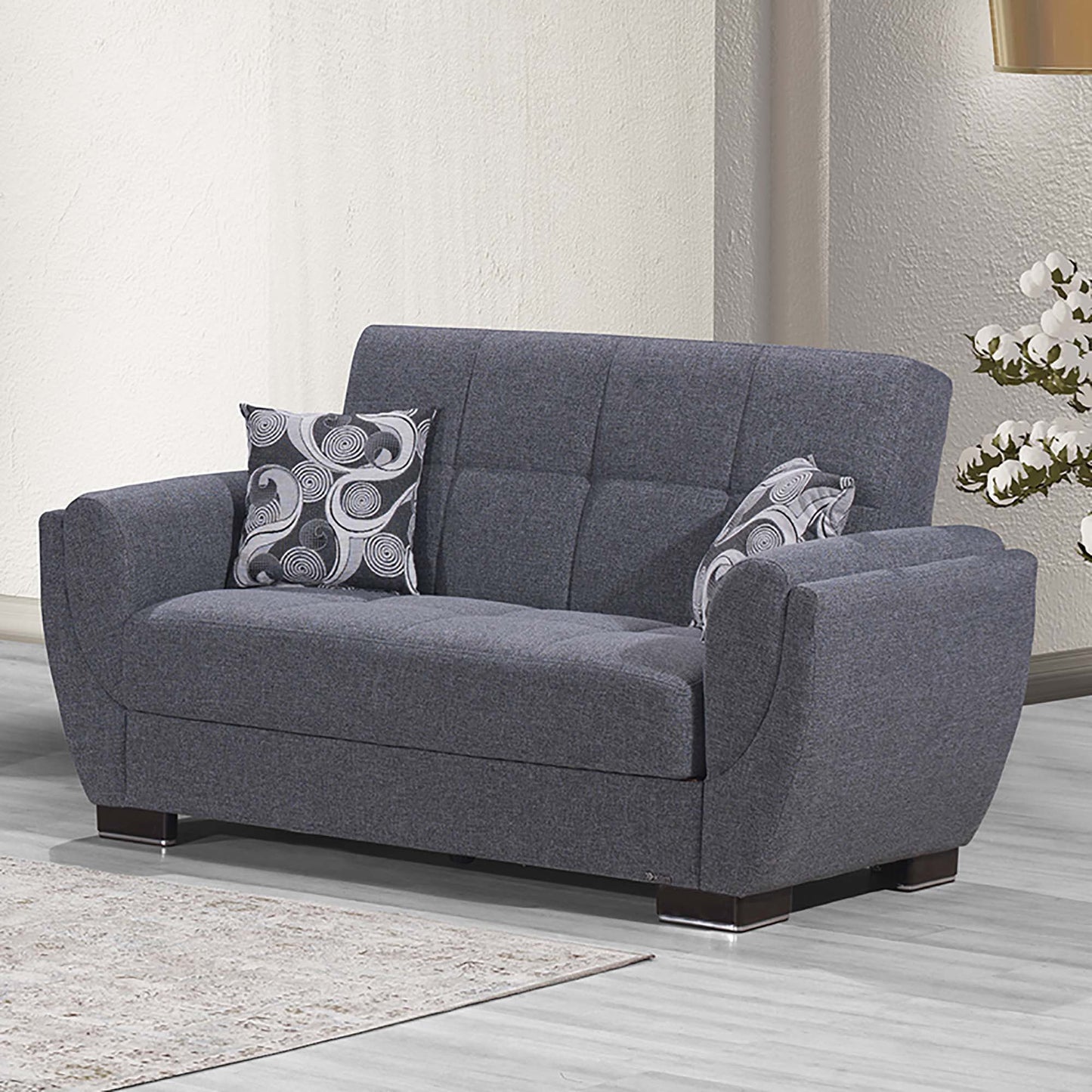 Ottomanson Air Armada Collection Convertible Sofa Bed