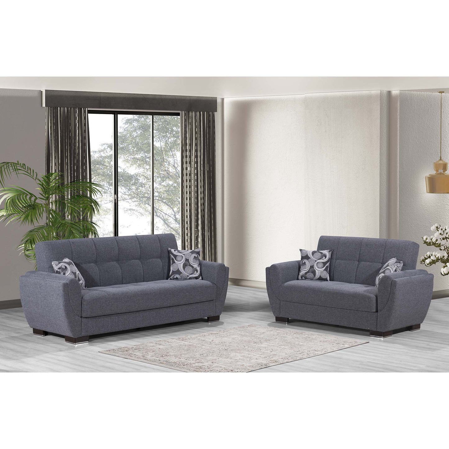 Ottomanson Air Armada Collection Convertible Sofa Bed