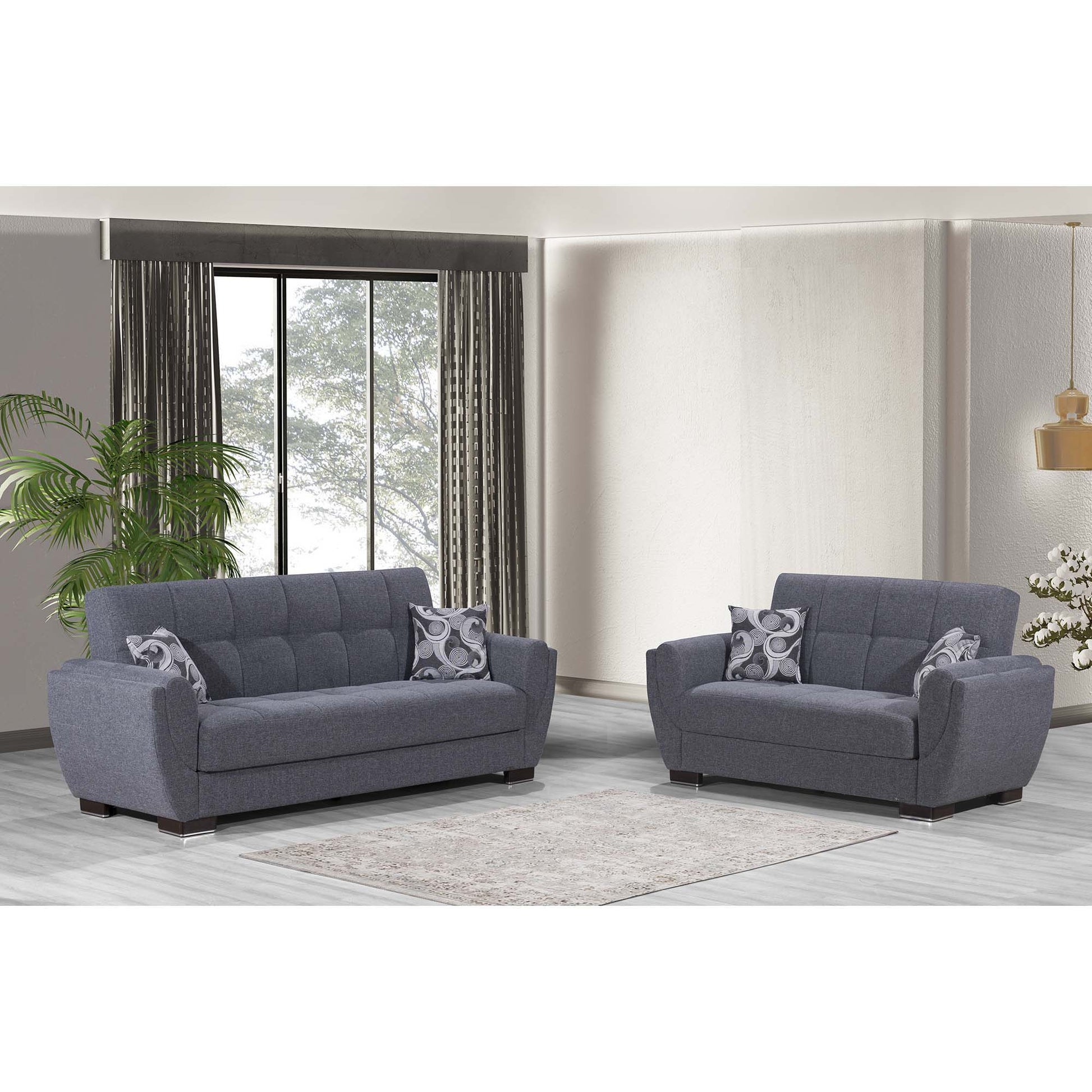 Ottomanson Air Armada Collection Convertible Sofa Bed