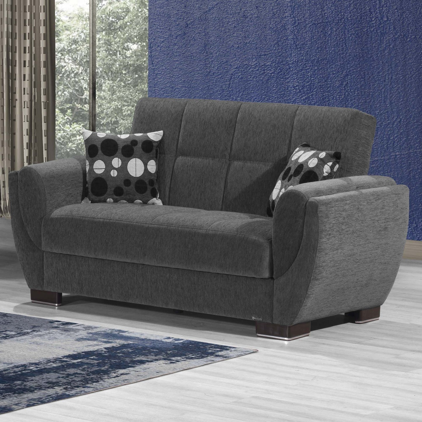 Ottomanson Air Armada Collection Convertible Sofa Bed