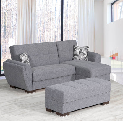 Ottomanson Armada Air Lounge Sectional Collection Convertible Sofa Bed