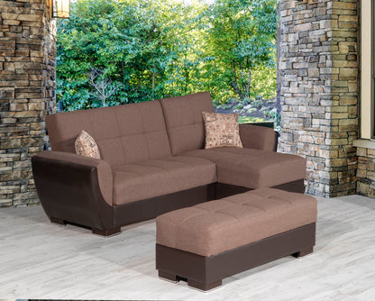 Ottomanson Armada Air Lounge Sectional Collection Convertible Sofa Bed