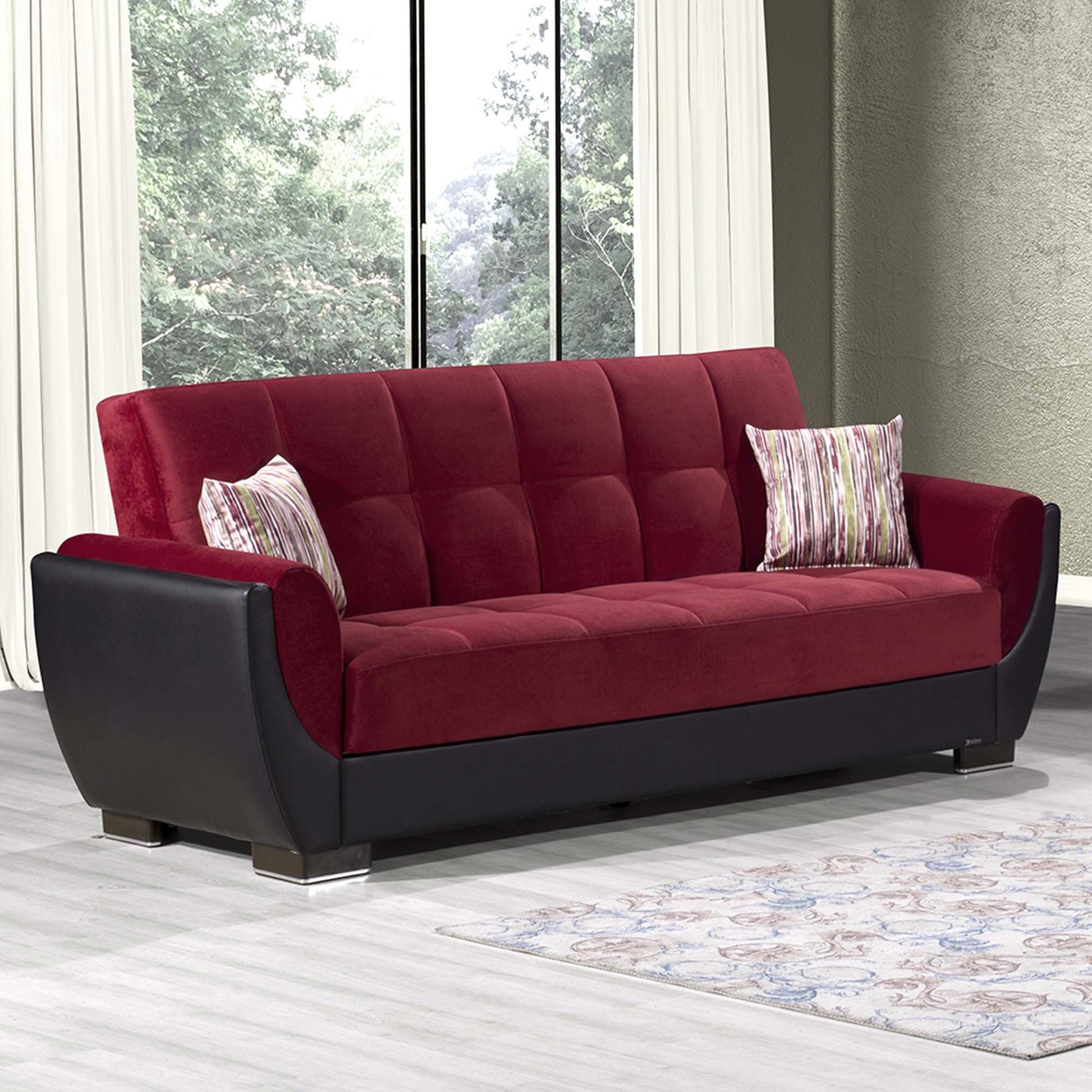 Ottomanson Air Armada Collection Convertible Sofa Bed