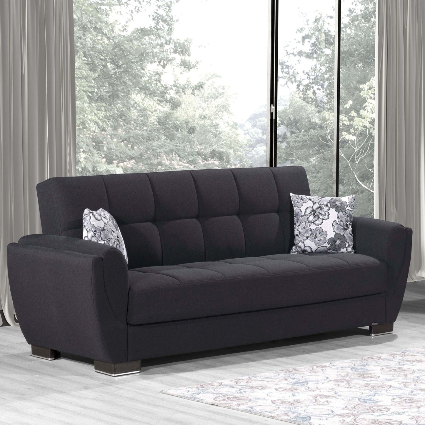 Ottomanson Air Armada Collection Convertible Sofa Bed