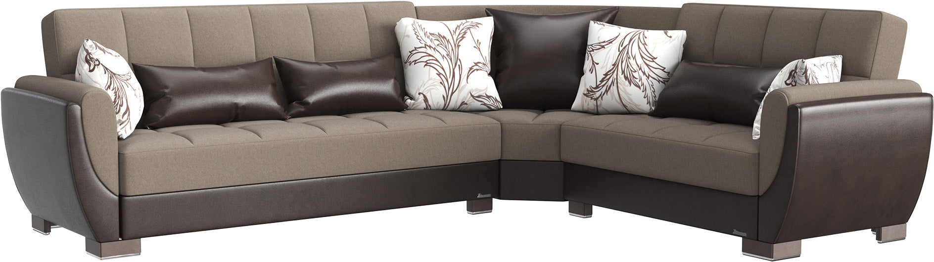 Ottomanson Armada Air Sectional Collection Convertible Sofa Bed