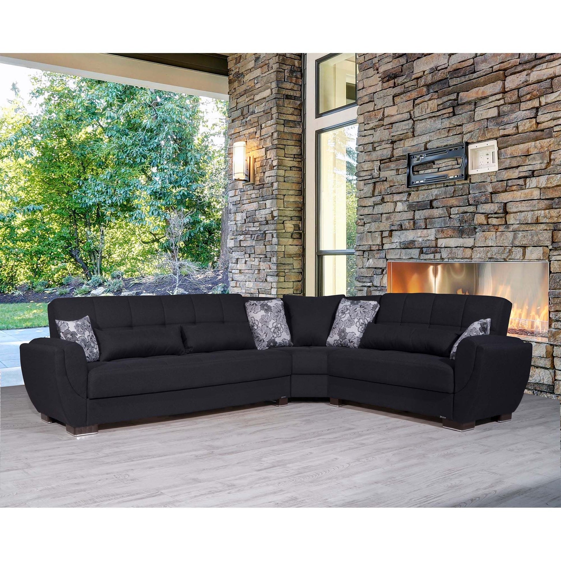 Ottomanson Armada Air Sectional Collection Convertible Sofa Bed