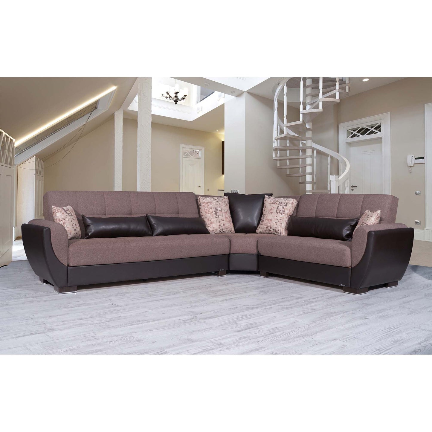 Ottomanson Armada Air Sectional Collection Convertible Sofa Bed