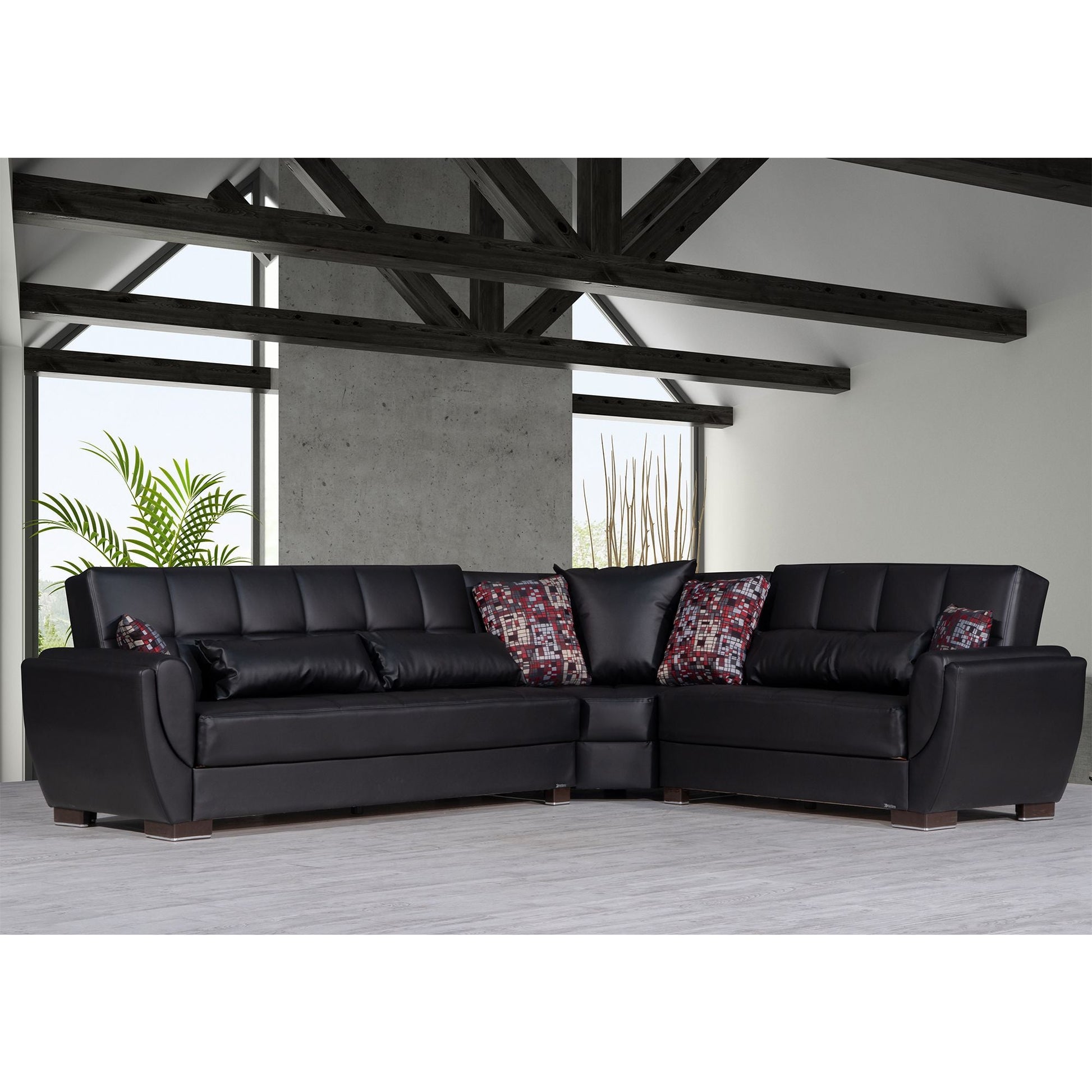 Ottomanson Armada Air Sectional Collection Convertible Sofa Bed