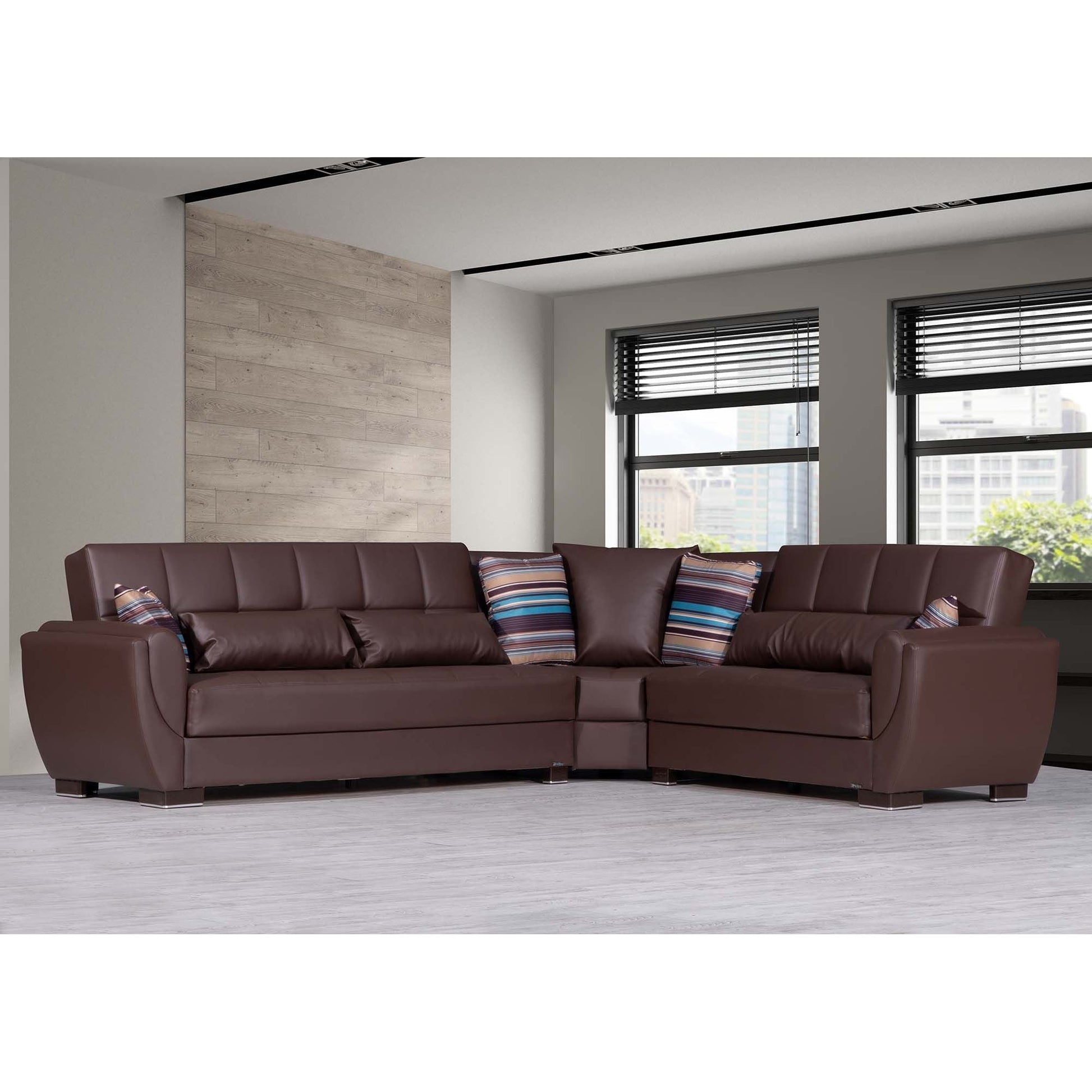 Ottomanson Armada Air Sectional Collection Convertible Sofa Bed