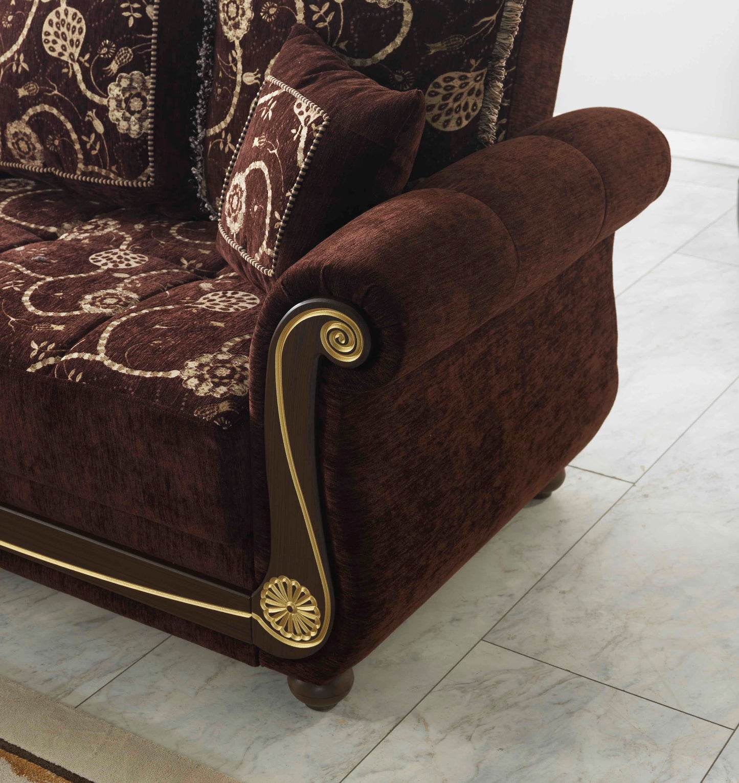 Ottomanson Americana Collection Convertible Sofa Bed