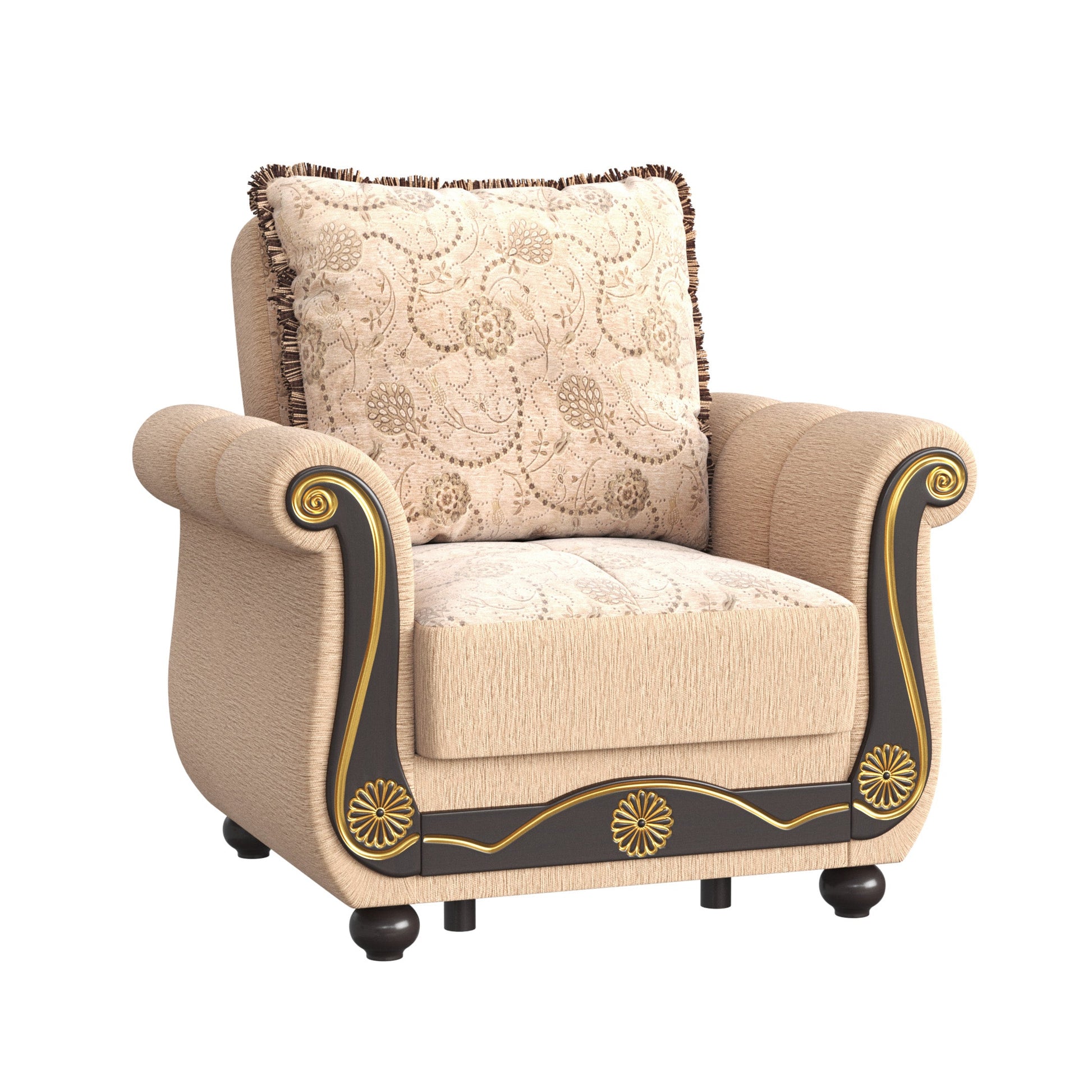 Ottomanson Americana Collection Convertible Sofa Bed