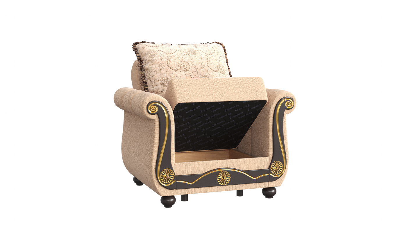 Ottomanson Americana Collection Convertible Sofa Bed