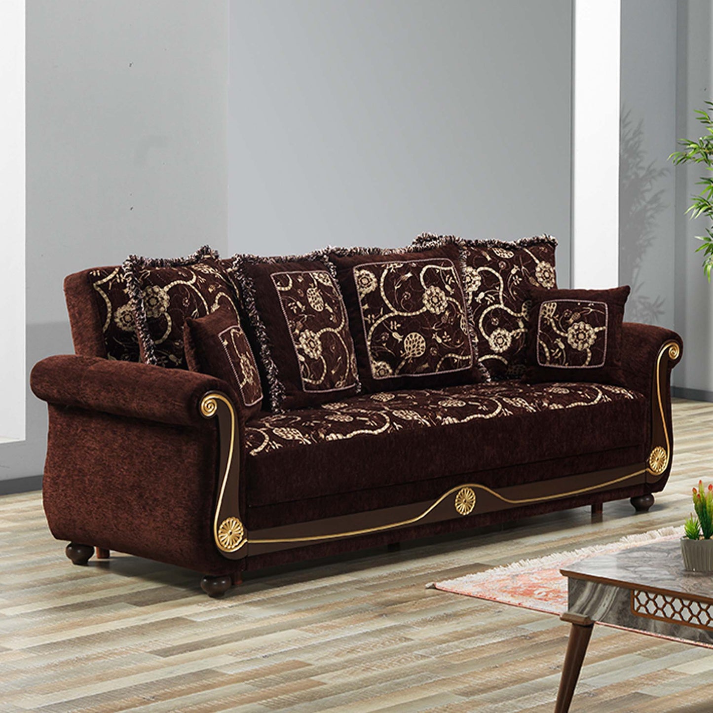 Ottomanson Americana Collection Convertible Sofa Bed