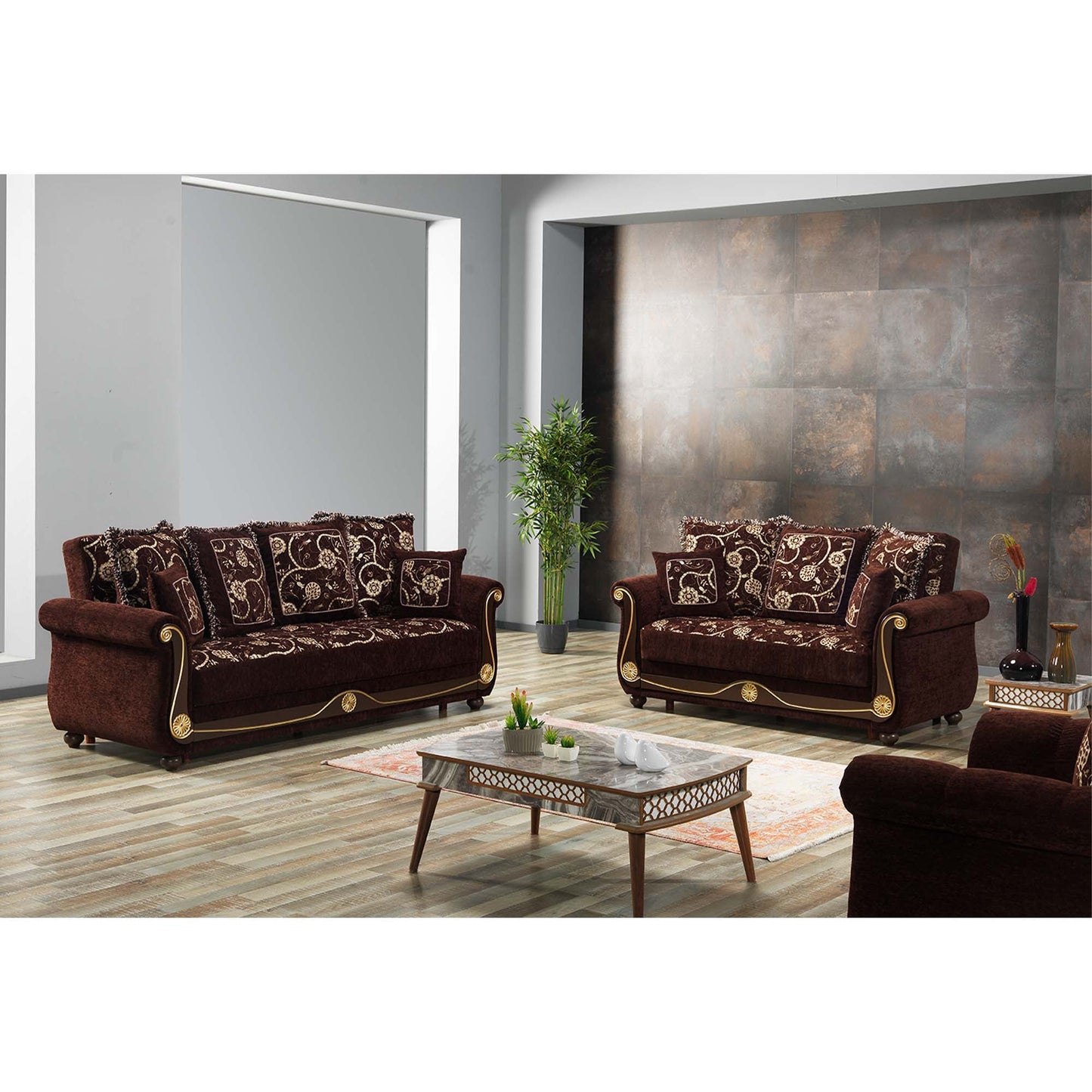 Ottomanson Americana Collection Convertible Sofa Bed