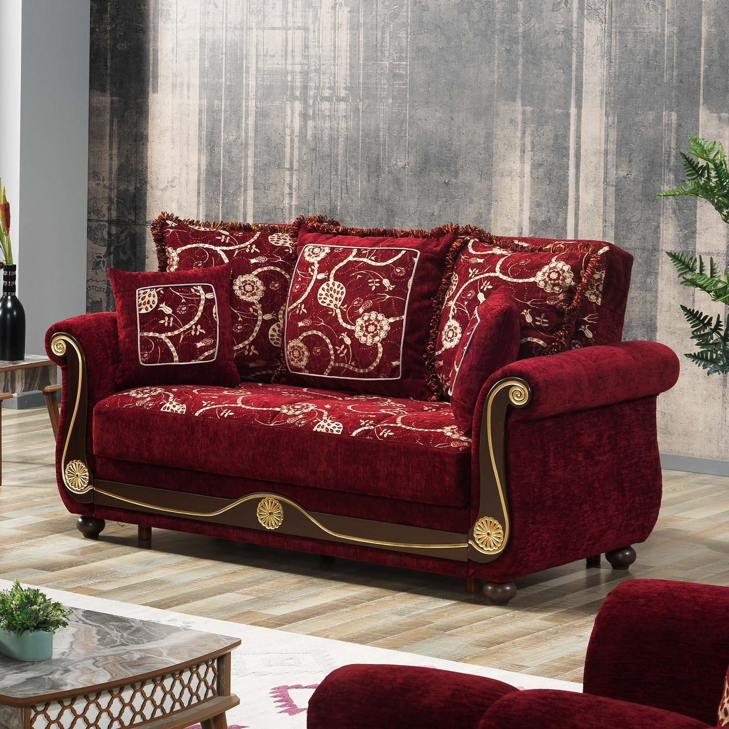 Ottomanson Americana Collection Convertible Sofa Bed