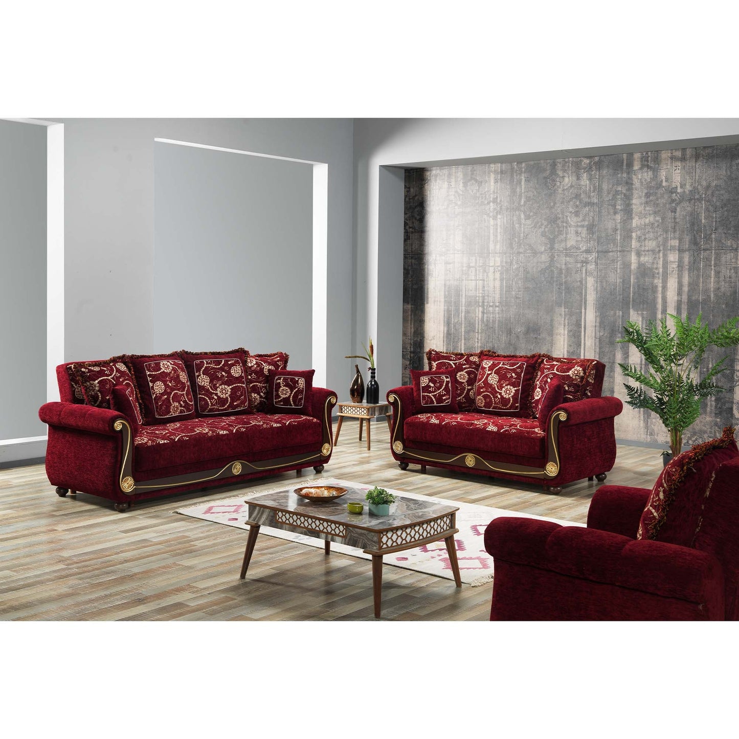 Ottomanson Americana Collection Convertible Sofa Bed