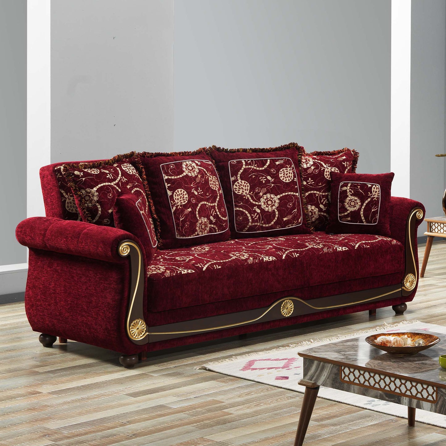 Ottomanson Americana Collection Convertible Sofa Bed