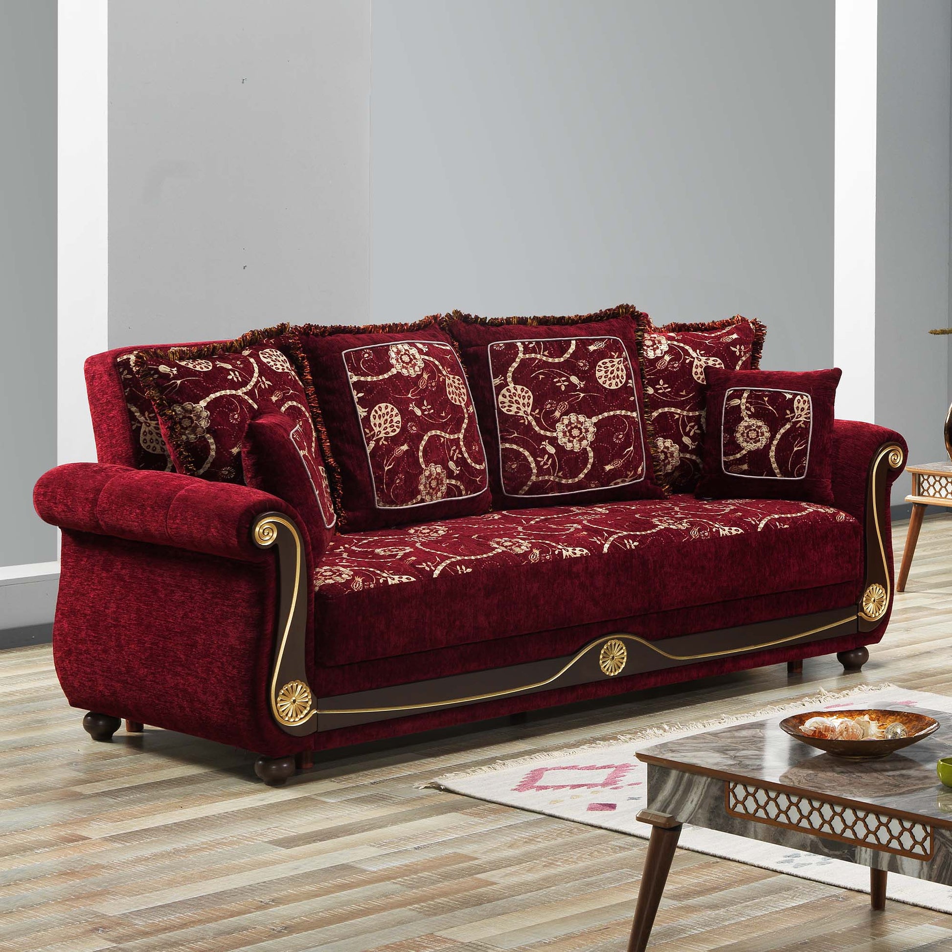 Ottomanson Americana Collection Convertible Sofa Bed
