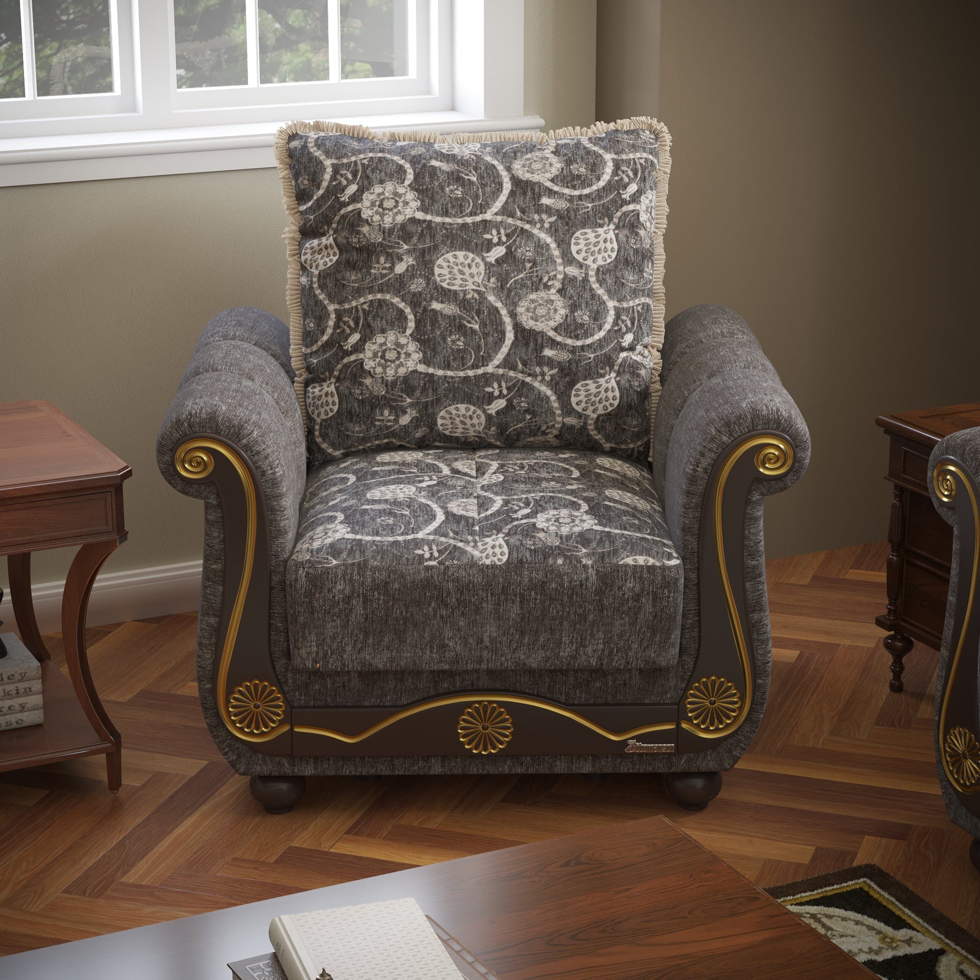 Ottomanson Americana Collection Convertible Sofa Bed