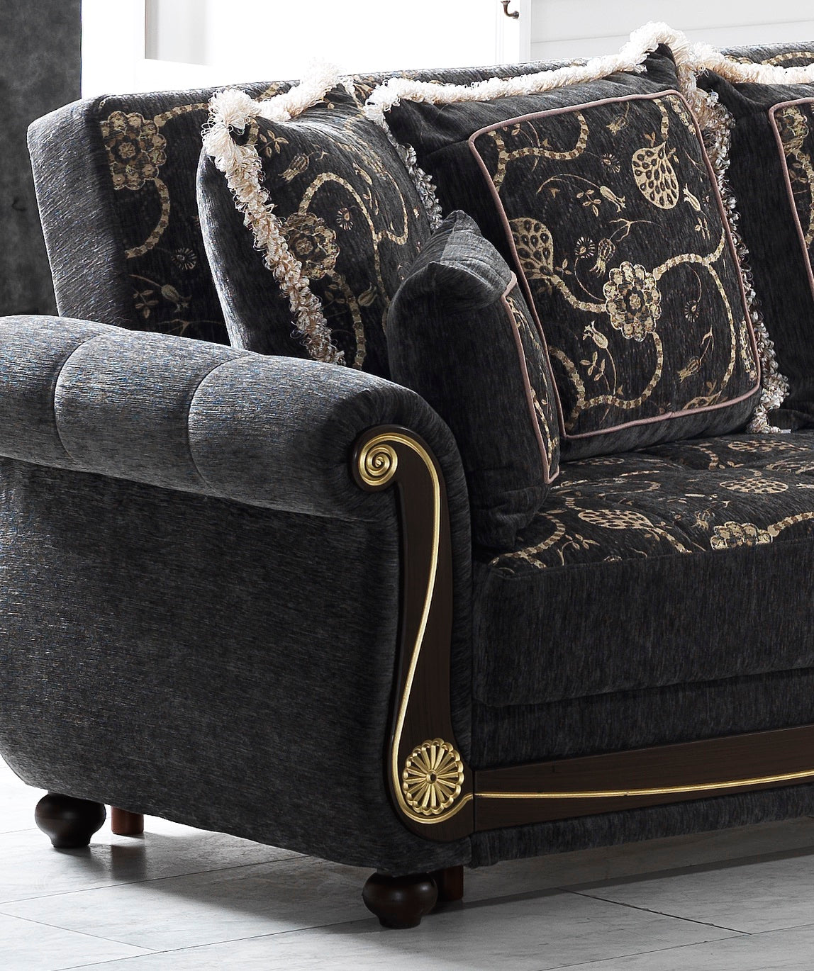 Ottomanson Americana Collection Convertible Sofa Bed