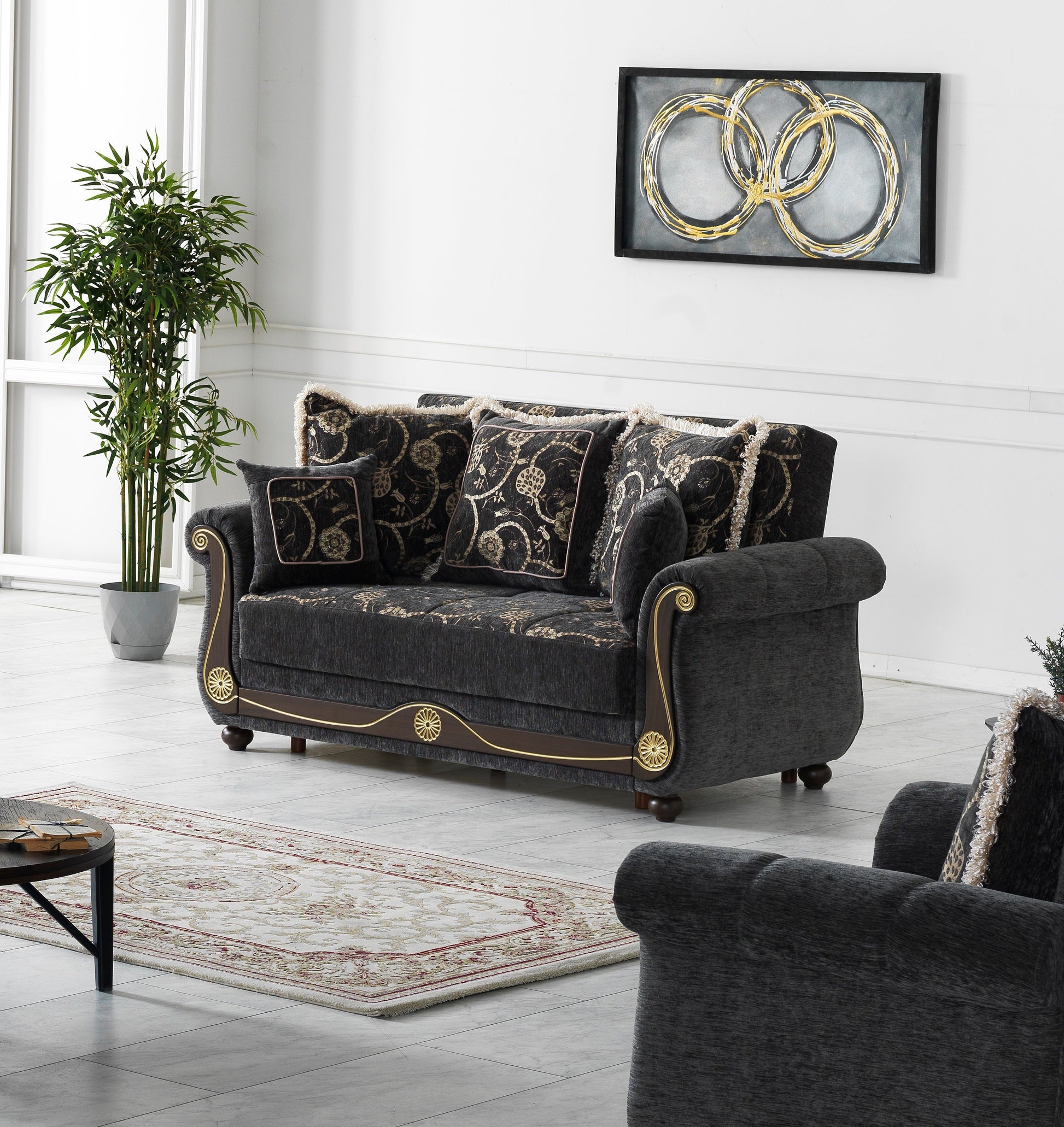Ottomanson Americana Collection Convertible Sofa Bed