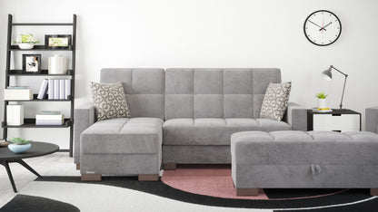 Ottomanson Armada Lounge Sectional Collection Convertible Sofa Bed