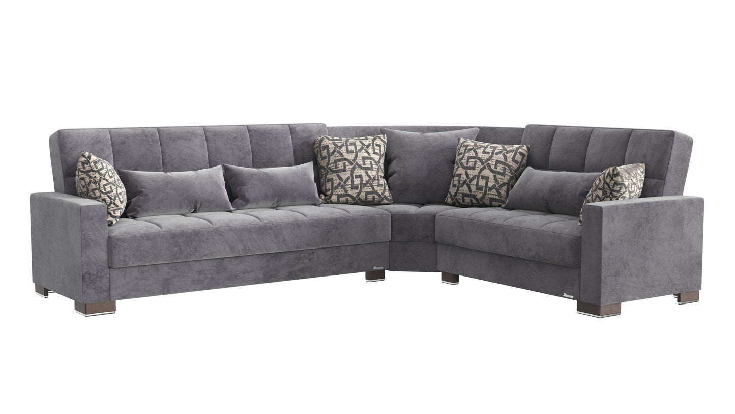 Ottomanson Armada Sectional Collection Convertible Sofa Bed