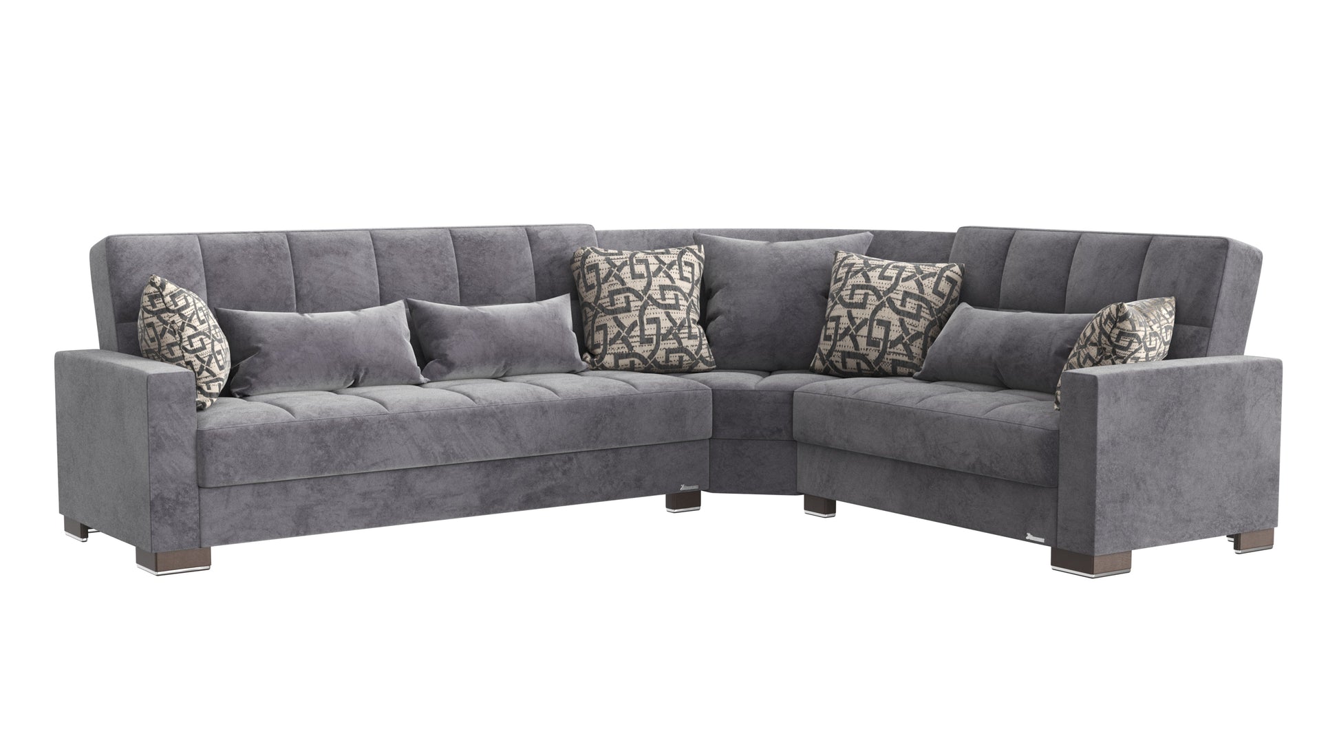 Ottomanson Armada Sectional Collection Convertible Sofa Bed