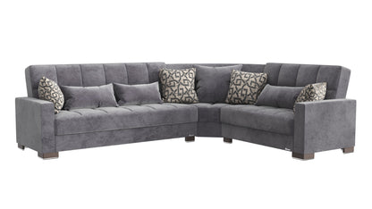 Ottomanson Armada Sectional Collection Convertible Sofa Bed