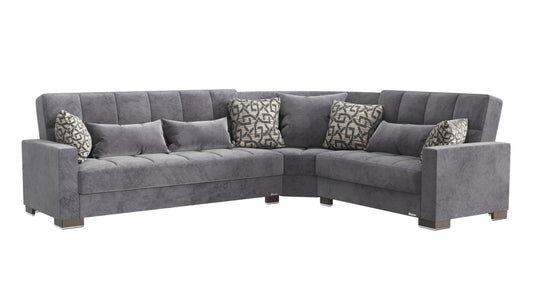 Ottomanson Armada Sectional Collection Convertible Sofa Bed