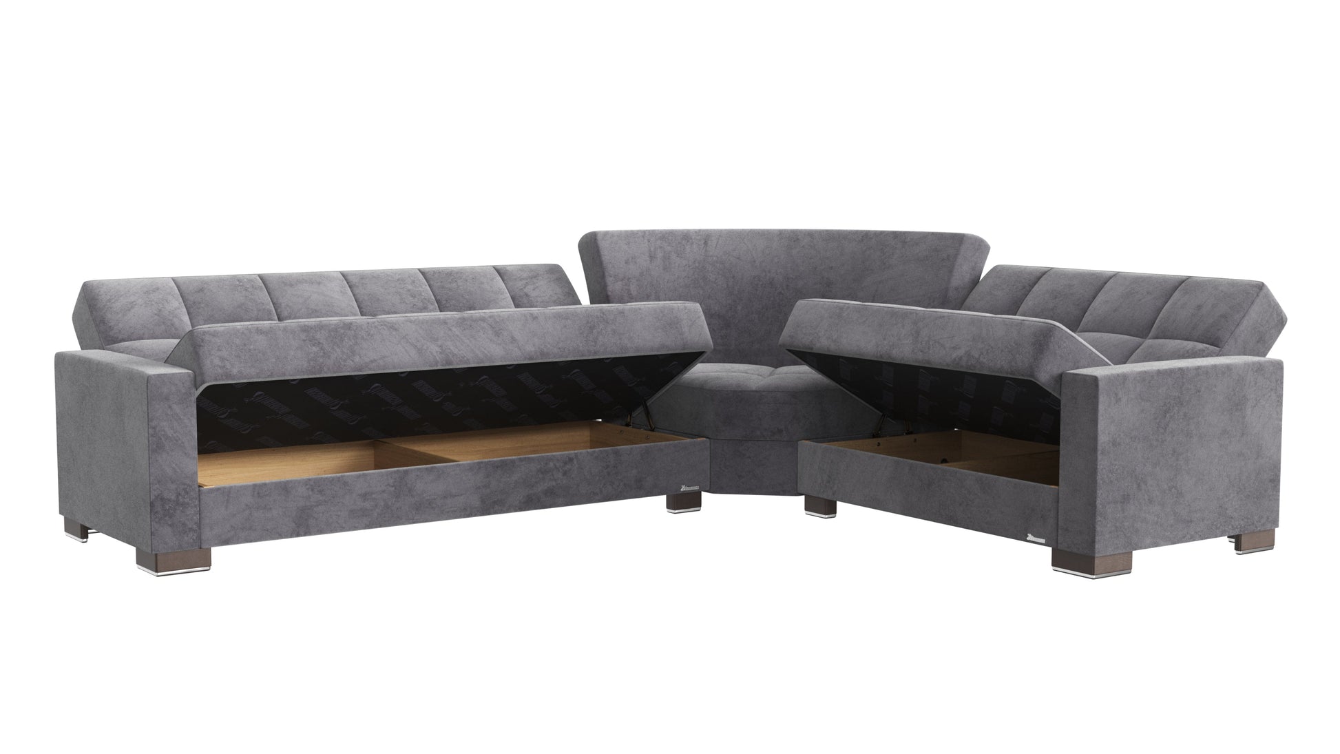 Ottomanson Armada Sectional Collection Convertible Sofa Bed