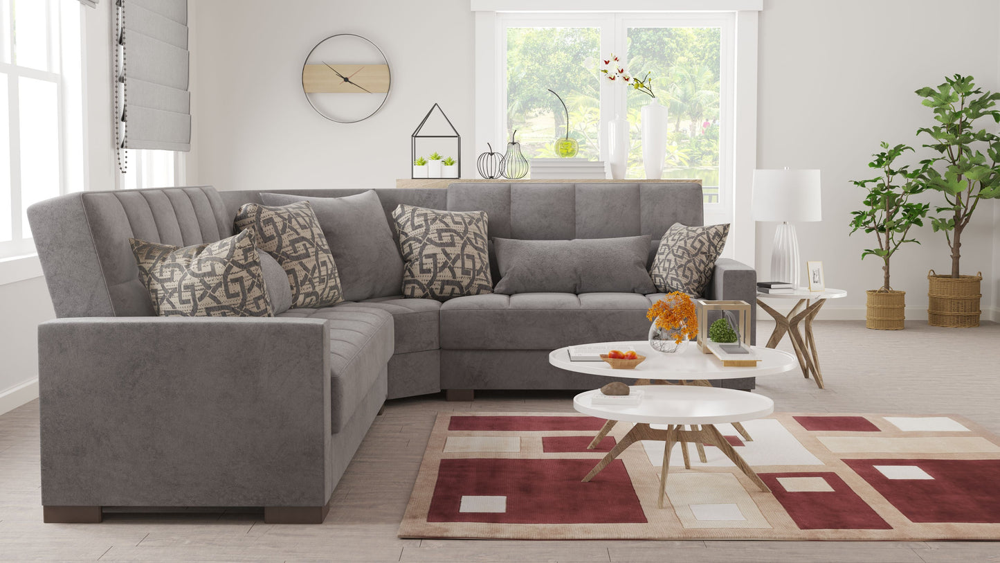 Ottomanson Armada Sectional Collection Convertible Sofa Bed