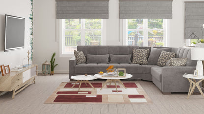 Ottomanson Armada Sectional Collection Convertible Sofa Bed