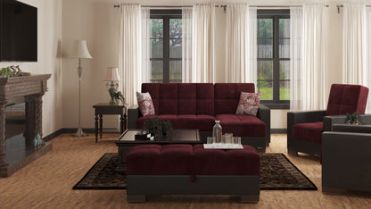 Ottomanson Armada Lounge Sectional Collection Convertible Sofa Bed