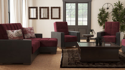 Ottomanson Armada Lounge Sectional Collection Convertible Sofa Bed