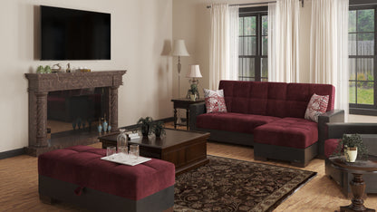 Ottomanson Armada Lounge Sectional Collection Convertible Sofa Bed