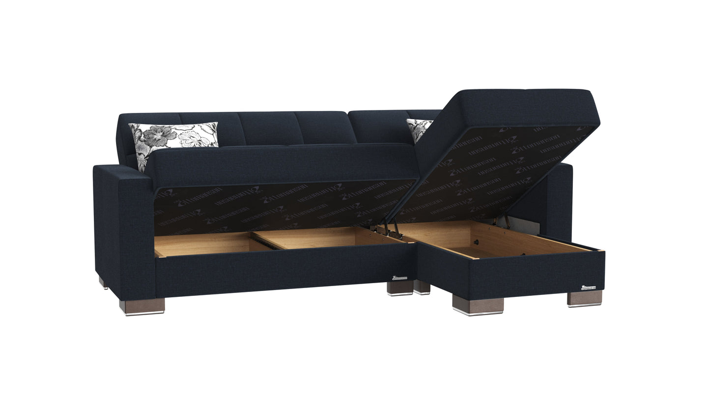 Ottomanson Armada Lounge Sectional Collection Convertible Sofa Bed