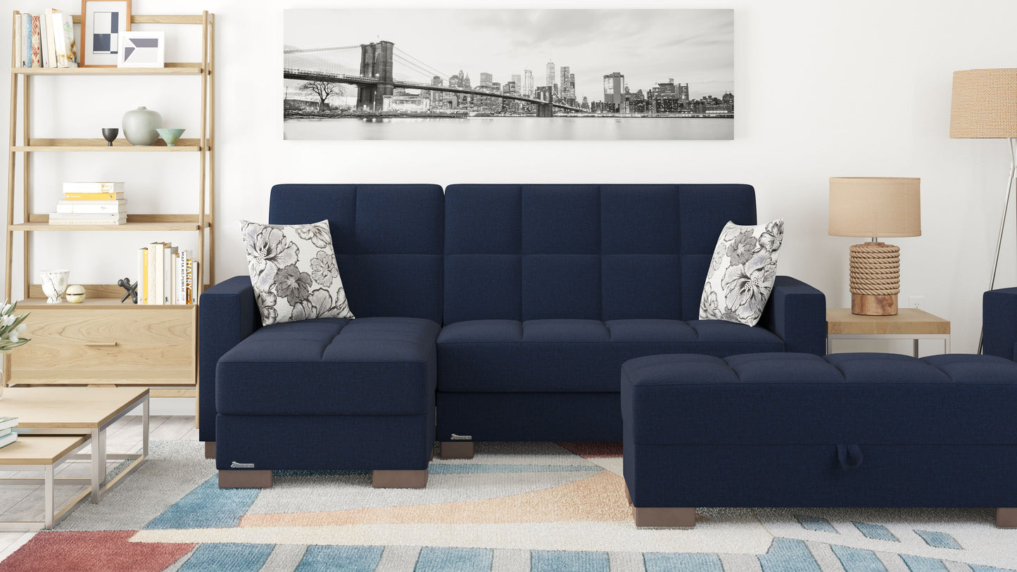 Ottomanson Armada Lounge Sectional Collection Convertible Sofa Bed