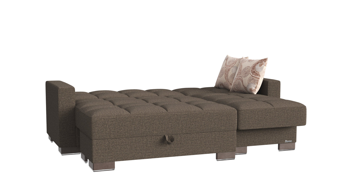 Ottomanson Armada Lounge Sectional Collection Convertible Sofa Bed