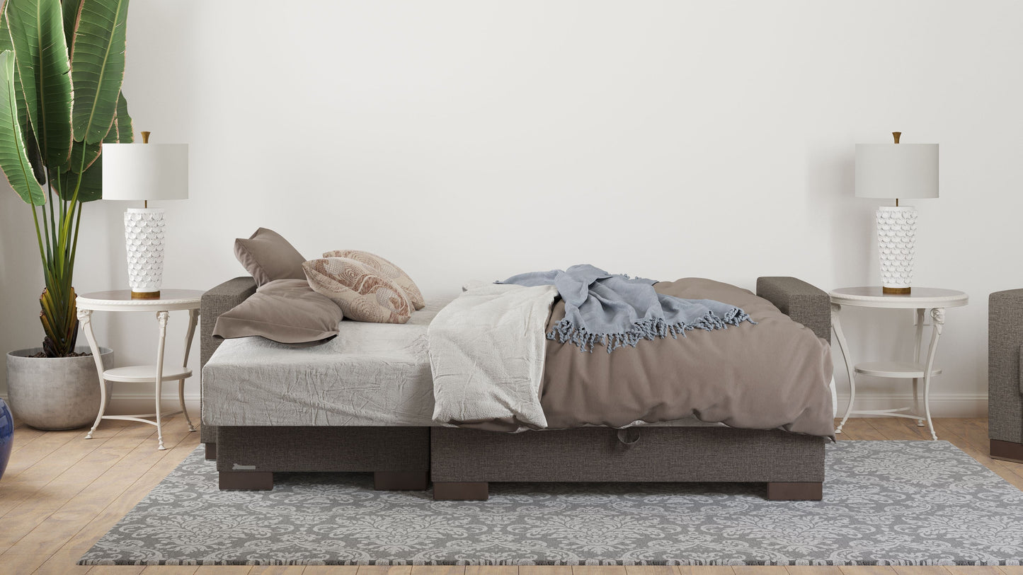 Ottomanson Armada Lounge Sectional Collection Convertible Sofa Bed
