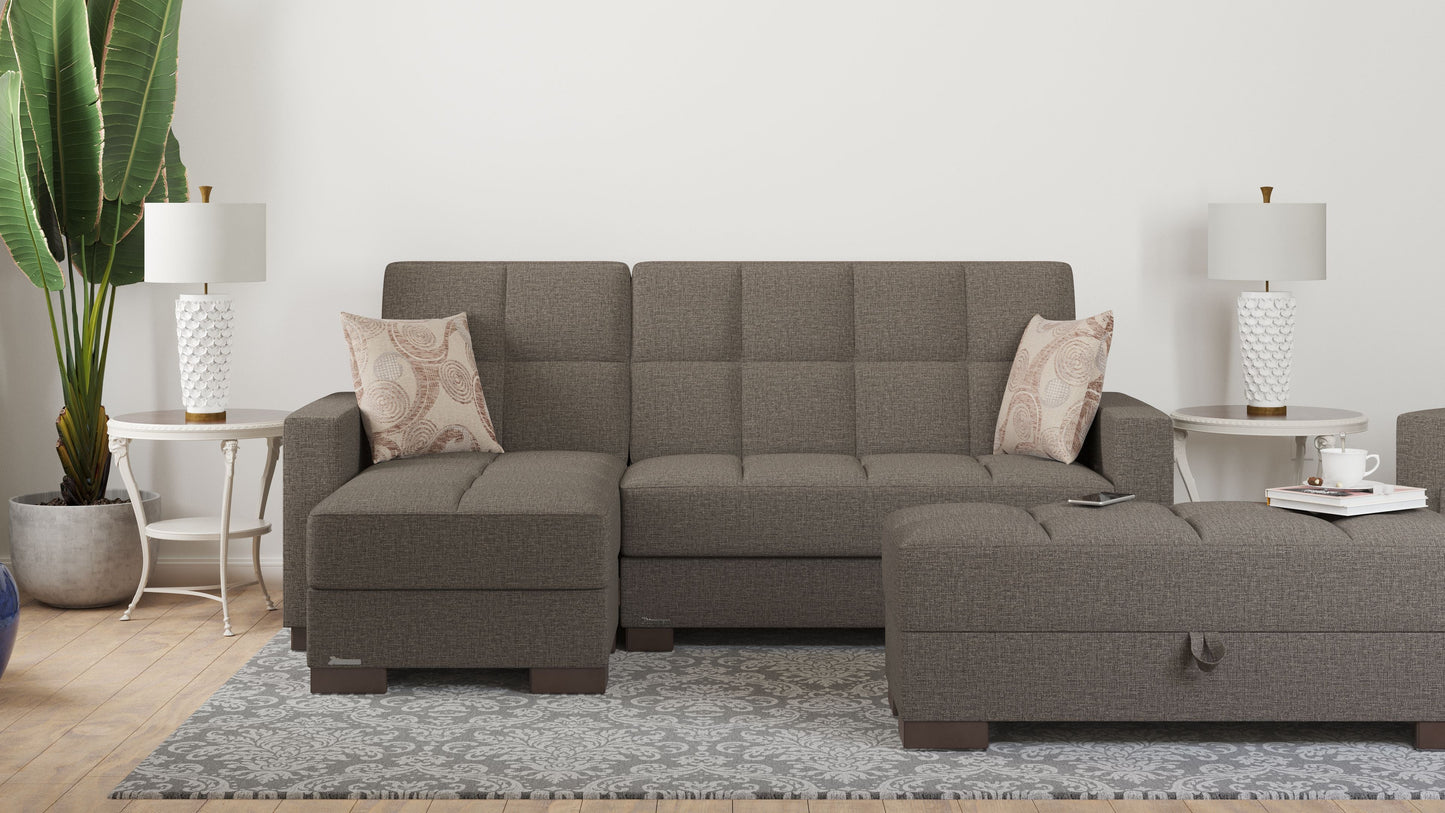 Ottomanson Armada Lounge Sectional Collection Convertible Sofa Bed