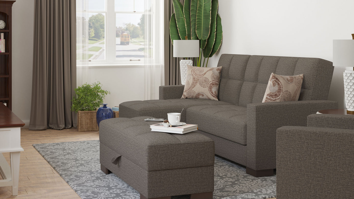 Ottomanson Armada Lounge Sectional Collection Convertible Sofa Bed