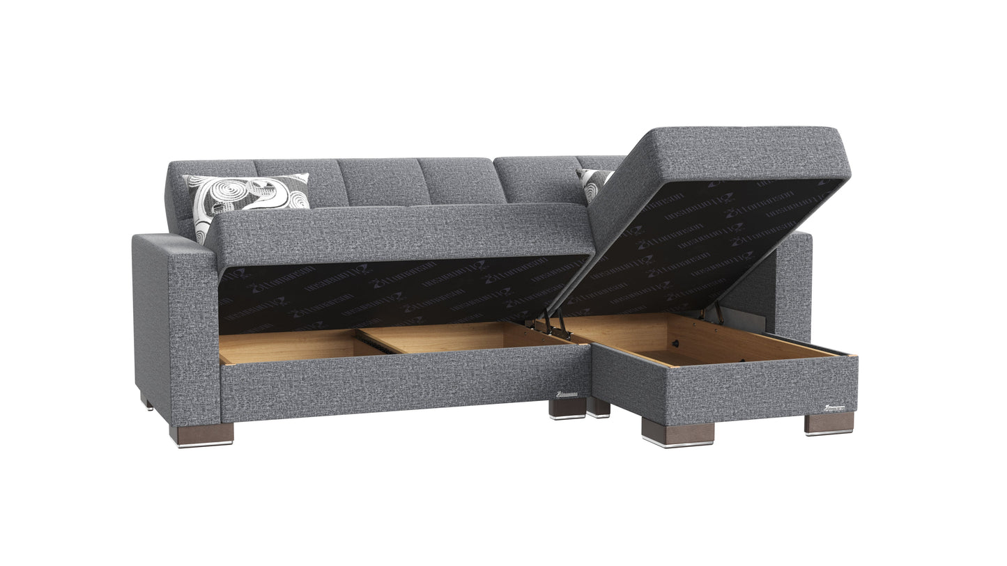 Ottomanson Armada Lounge Sectional Collection Convertible Sofa Bed