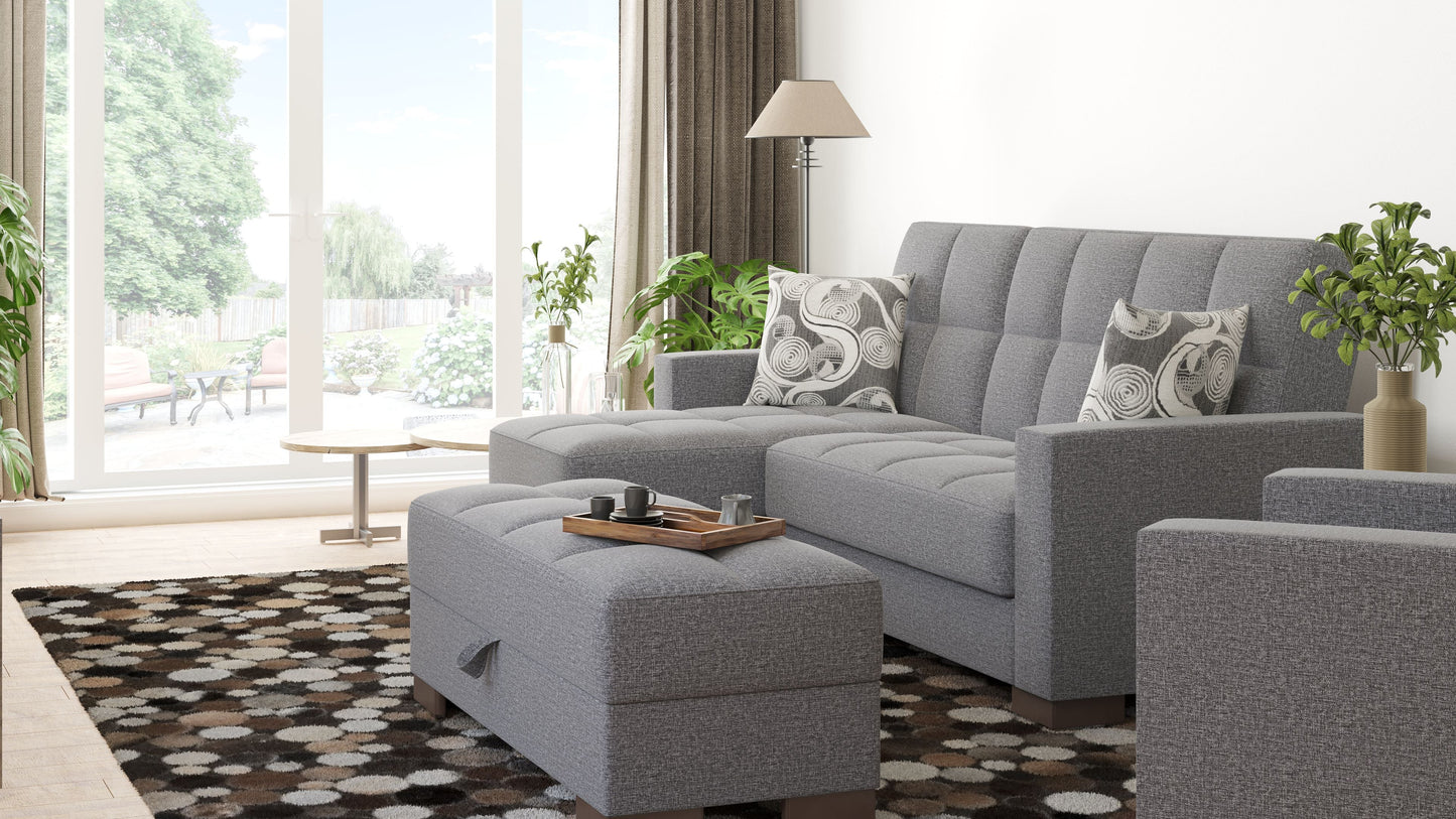 Ottomanson Armada Lounge Sectional Collection Convertible Sofa Bed