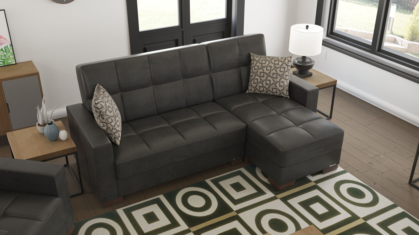 Ottomanson Armada Lounge Sectional Collection Convertible Sofa Bed