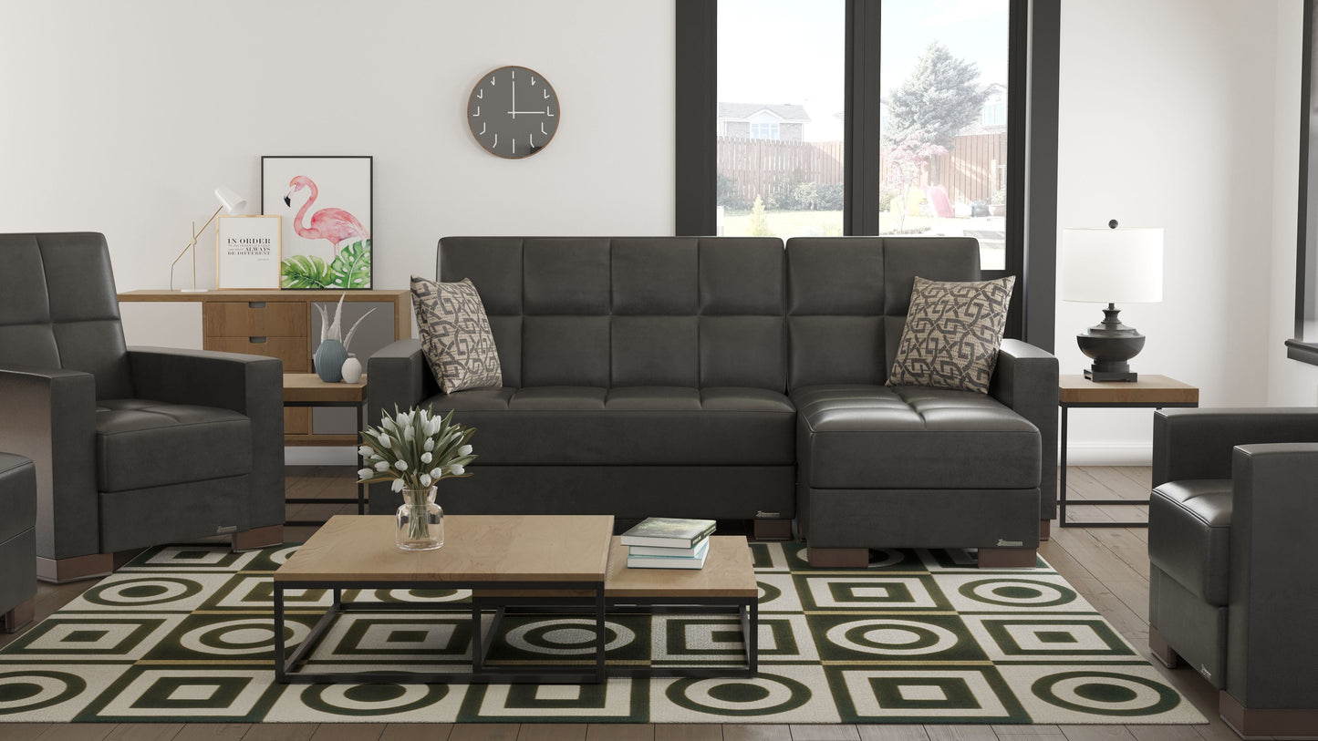 Ottomanson Armada Lounge Sectional Collection Convertible Sofa Bed