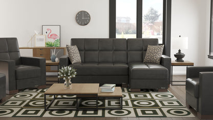 Ottomanson Armada Lounge Sectional Collection Convertible Sofa Bed