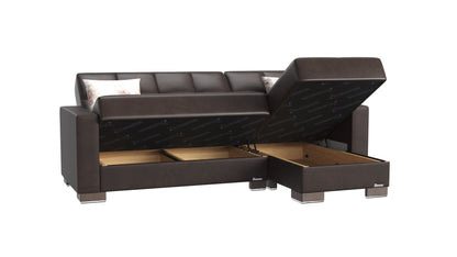 Ottomanson Armada Lounge Sectional Collection Convertible Sofa Bed